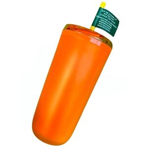 Starbucks Summer 2025 Matte Neon Orange Soft Touch Hot/Cold Cup 16oz NEW